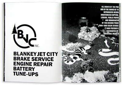 BLANKEY JET CITY - love is die die is a change book-5