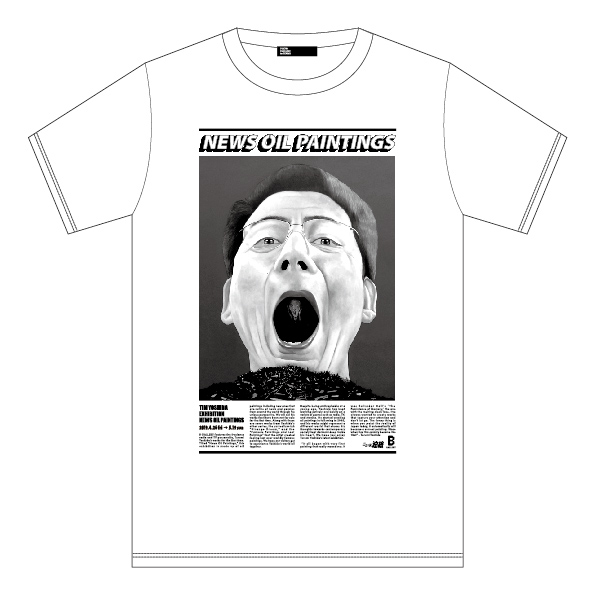 TERUMI YOSHIDA - news oil paintings tee shirt-02